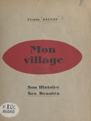 cover image of Mon village